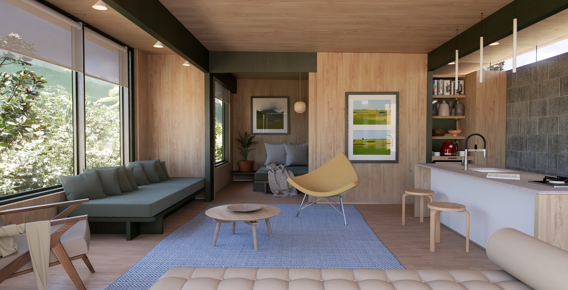 Kloof Cabin — render
