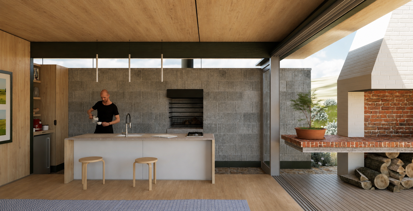 Kloof Cabin — view 2