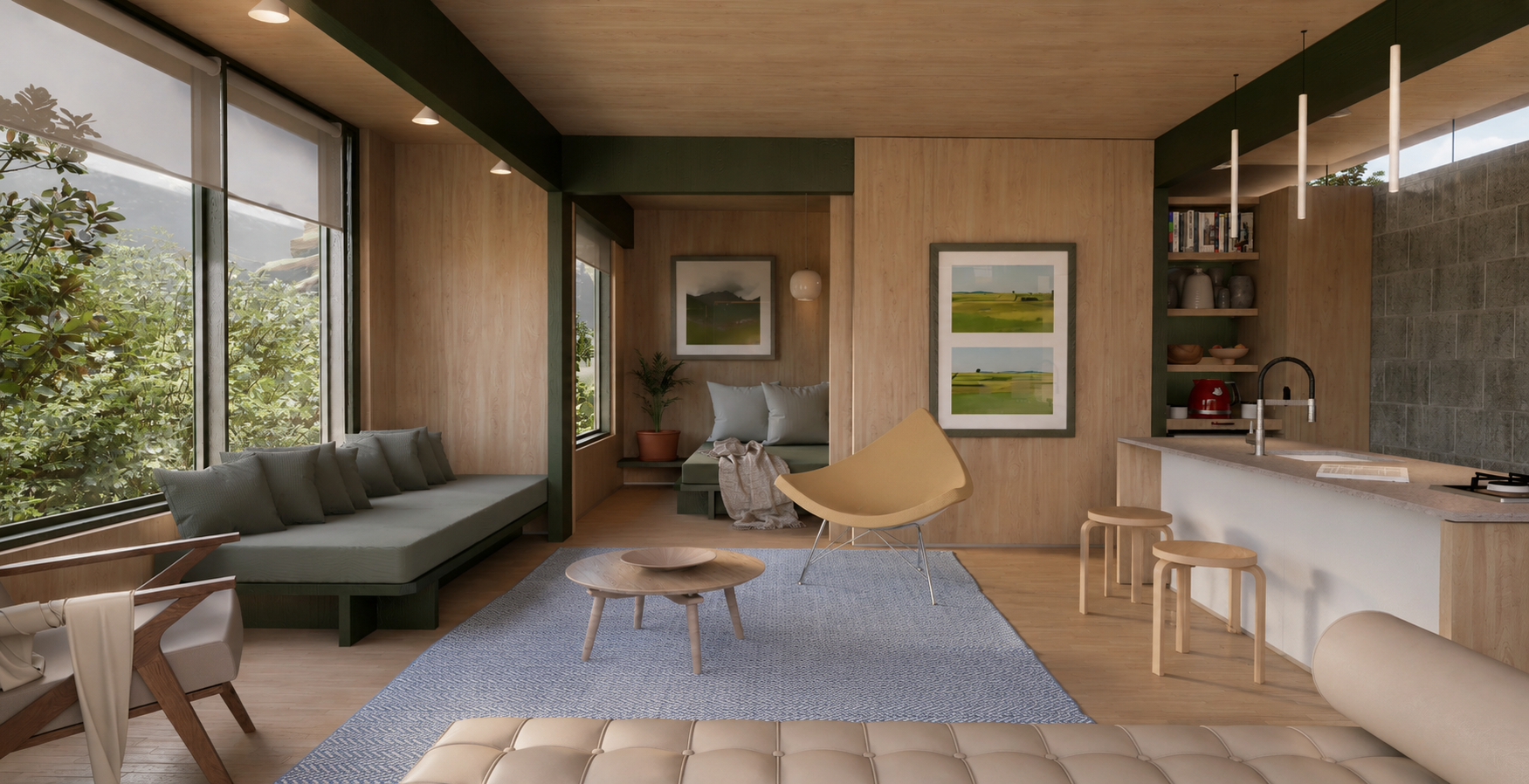 Kloof Cabin — render